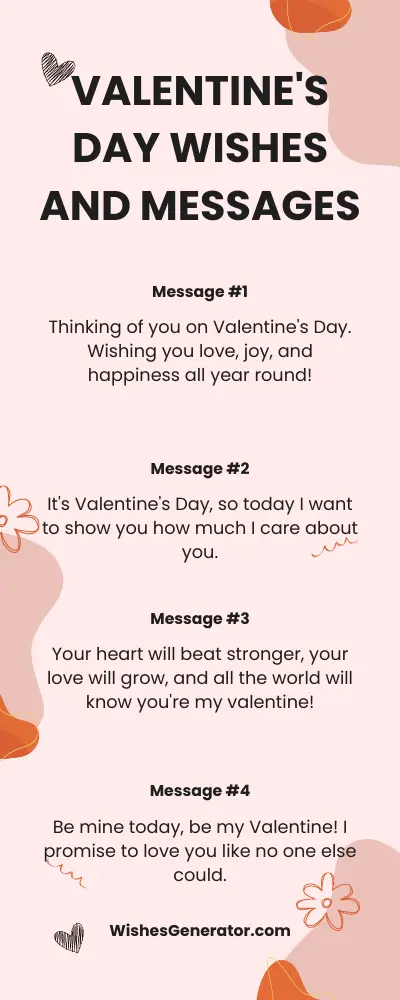 Valentine's Day Wishes and Messages