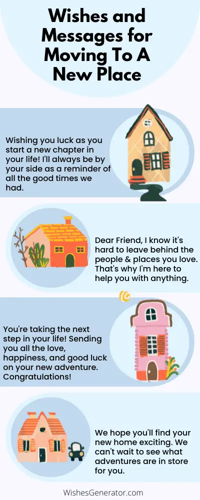 57 Wishes and Messages for Moving To A New Place